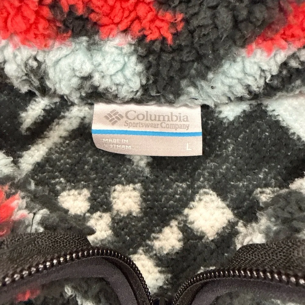 Columbia NWT Women's West Bend Quarter Zip Fleece Pullover Jacket L Western - Picture 3 of 6